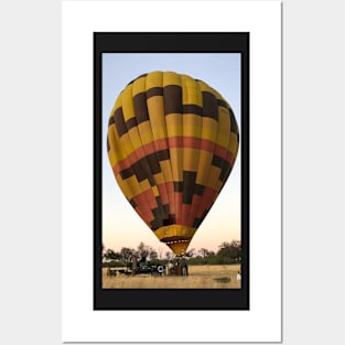 Early morning hot air balloon safari Posters and Art